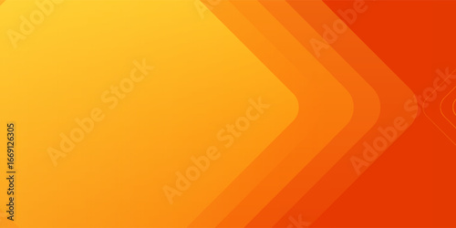 Abstract orange and yellow geometric background. Simple concept. Color burn. You can use vector for id card, banner.