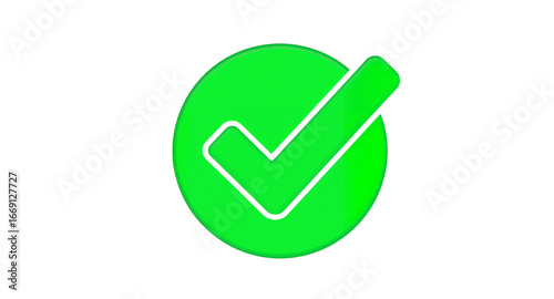 Free Download A green checkmark icon on a white background. - GFXLoad