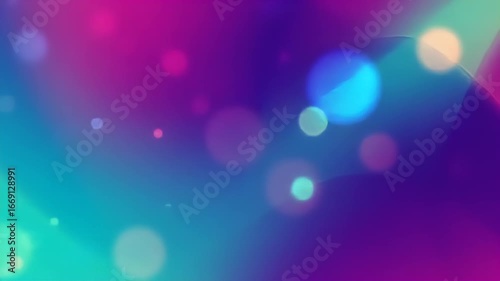 Wallpaper Mural Abstract Colorful Bokeh Background with Gradient Swirls and Bright Light Effects Torontodigital.ca