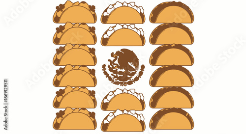 Tacos and Mexican Eagle A Culinary Emblem of National Pride