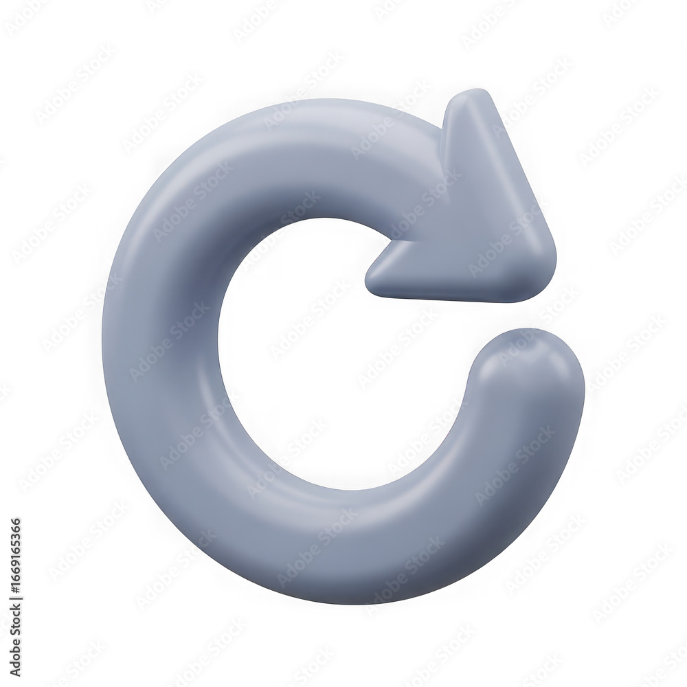 3d icon of 3d blue circular arrow icon representing refresh or reload, isolated on transparent background 3d icon of 3d blue circular arrow icon representing refresh or reload, isolated on transparent background