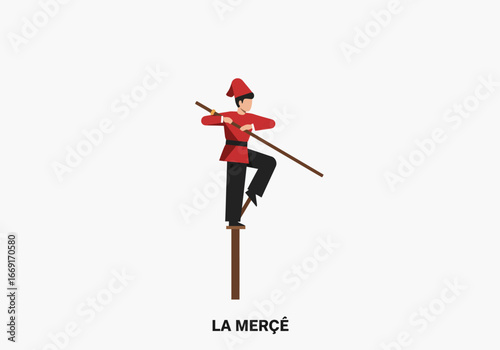 Traditional Catalan Dance Performance La Mercé.
