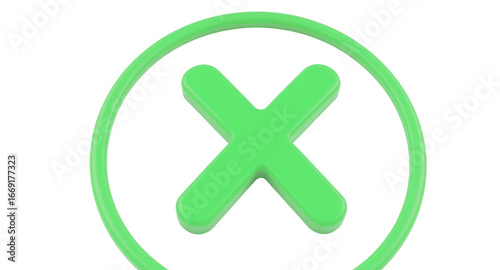 Free Download Green X Mark Symbol - GFXLoad