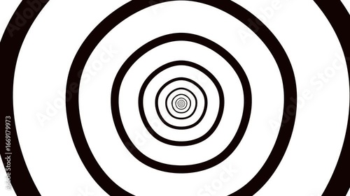 Hypnotic Spiral Tunnel Loop | Infinite Swirl Animation Background