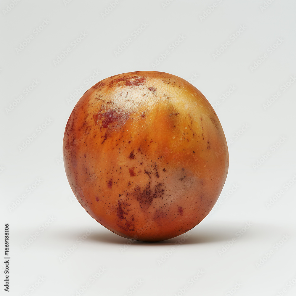 Fototapeta premium fruit food isolated mango fresh peach healthy ripe white sweet juicy red tropical organic object with png white background isolated