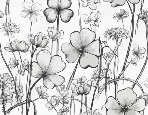Windmill. Hand drawn vintage sketch