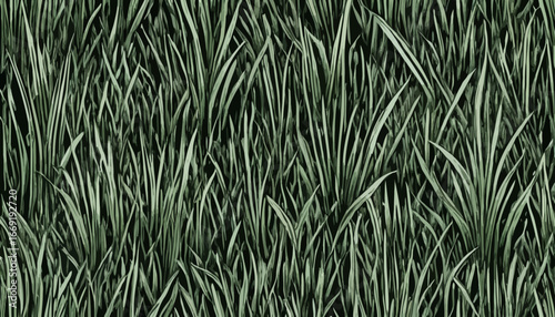Green grass isolated on white