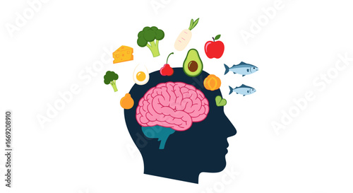 Healthy eating fuels a sharp mind with fresh foods, promoting cognitive function and well-being.