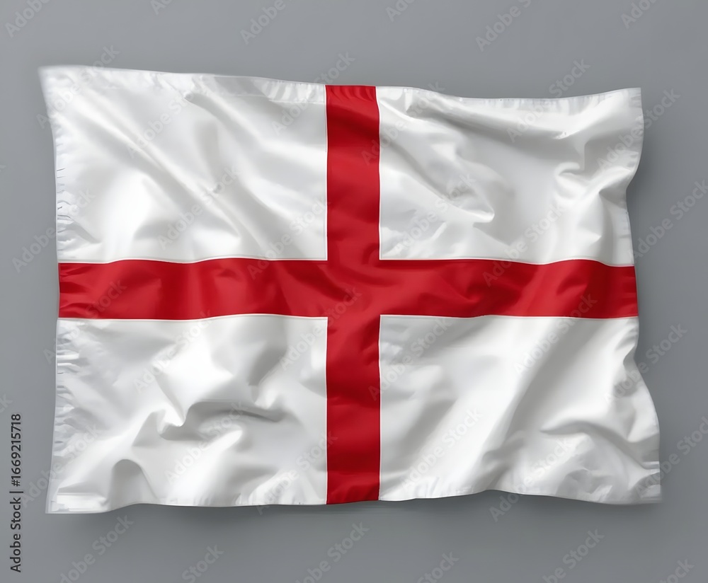 Fototapeta premium Celebrate England with this vibrant flag, perfect for sporting events or cultural displays of national pride