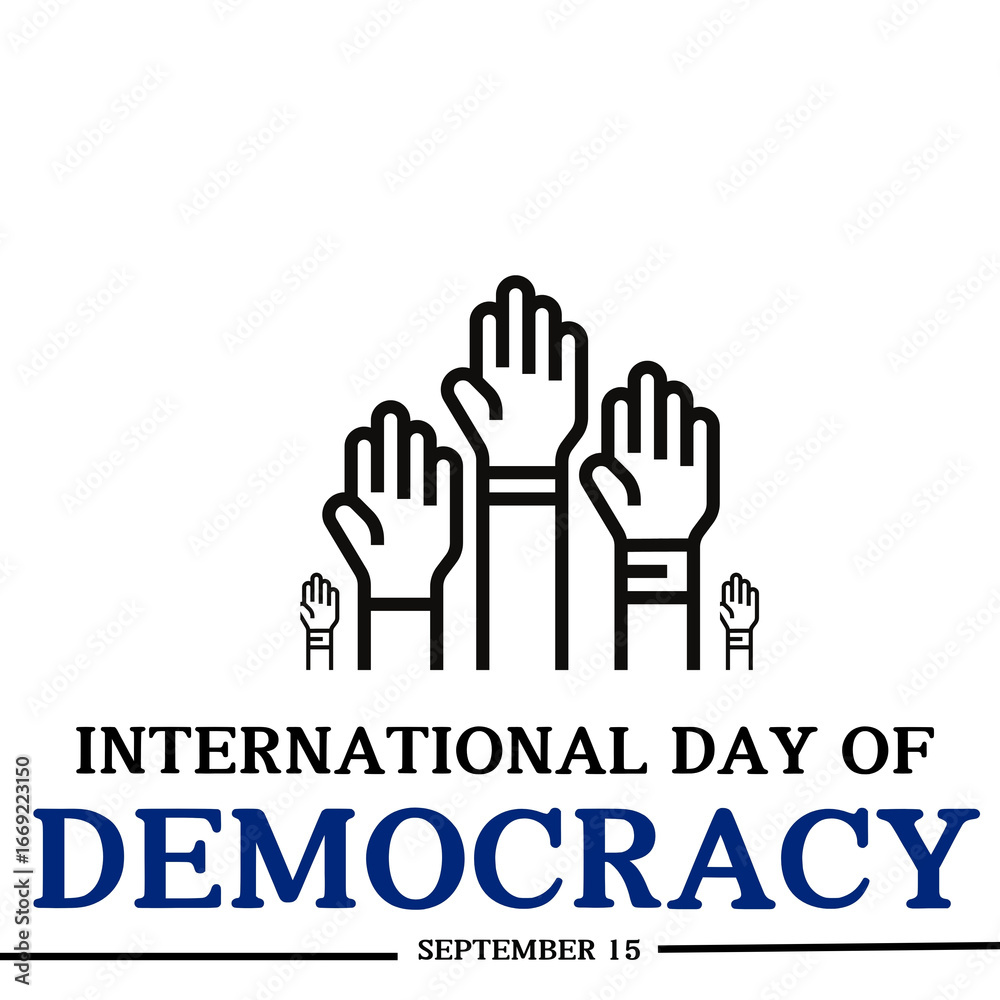 Fototapeta premium international day of democracy