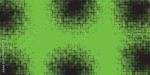 Abstract green and black grunge vector background.