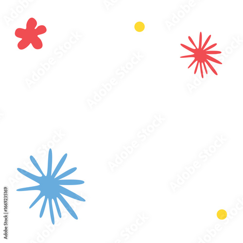 "2D flat illustration of a red abstract petal shape resembling a flower, bold minimal decorative floral design isolated clearly on a white background."