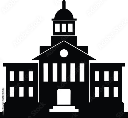 Vector illustration of a government building