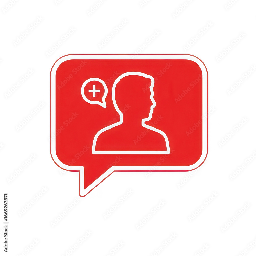 Fototapeta premium User message icon isolated on transparent background