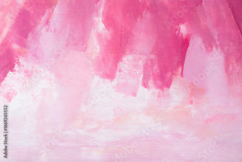 pink and white texture Abstract acrylic on canvas backround.