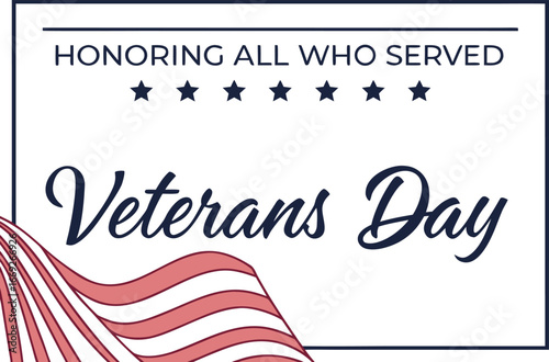 Business survey questionnaire success message on a red background with a 4th of July veterans day note