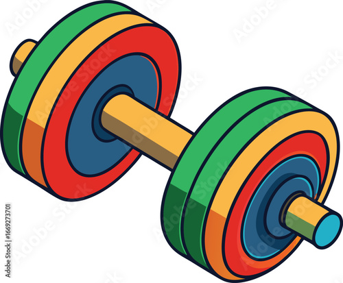 Gym bumble vector