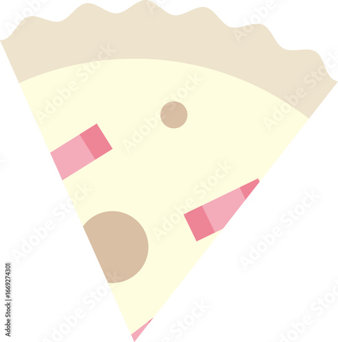 Illustration de part de quiche lorraine