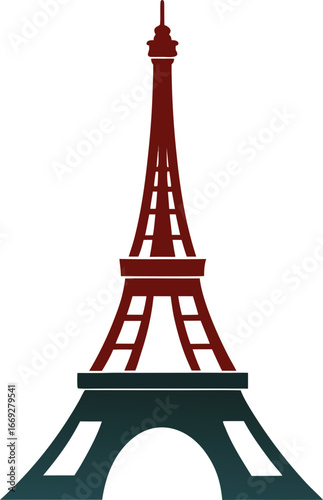The Eiffel Tower stands tall, representing the iconic symbol of Paris against a clear blue sky.