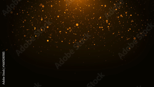 Fotografi Golden particle background awards party