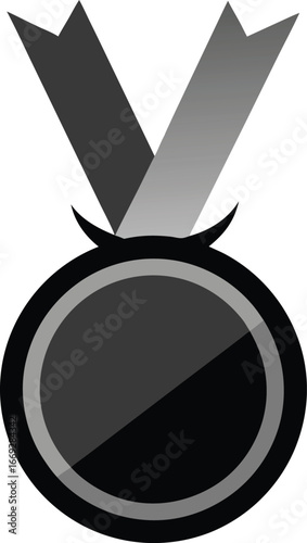 Medal trendy icon gallant abstract vector illustration colorful artwork lovely design |