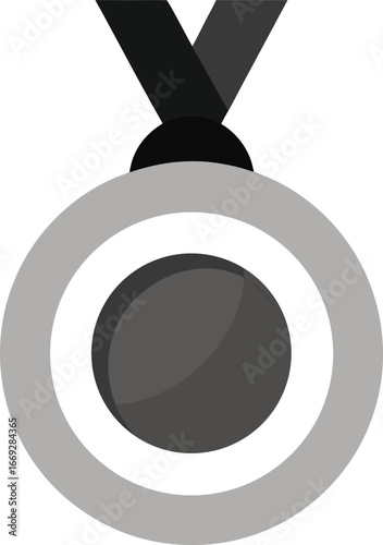 Medal trendy icon gallant abstract vector illustration colorful artwork lovely design |