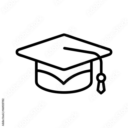 Graduation Cap With Dollar Icon for Web and Graphic Design