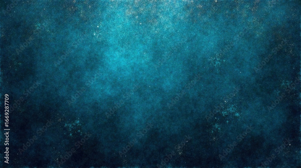 Naklejka premium Deep Teal Abstract Background Texture with Subtle Speckles and Grunge Effects Ideal for Digital Design Projects and Artistic Applications