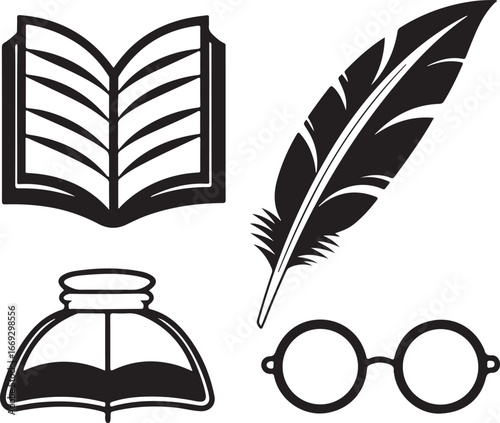 Writing Icons Set