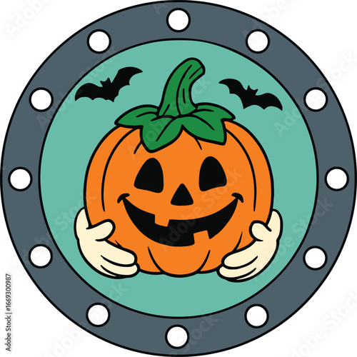 halloween pumpkin cartoon