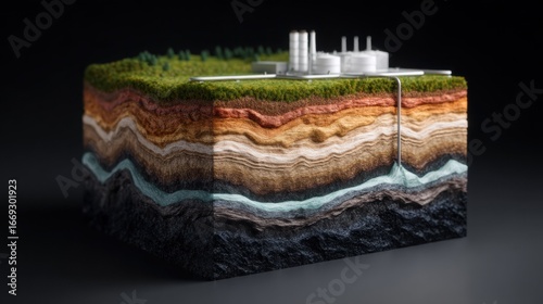 Detailed 3D Visualization of Carbon Sequestration with High Fidelity for Educational Purposes