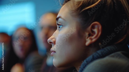 Young Woman in Profile