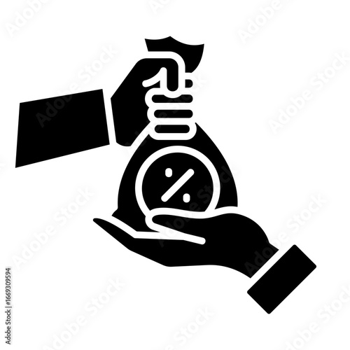 Loan  Icon Element For Design