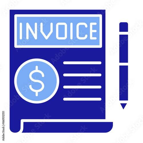 Invoice  Icon Element For Design
