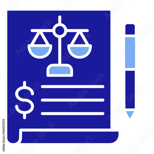 Balance Sheet  Icon Element For Design