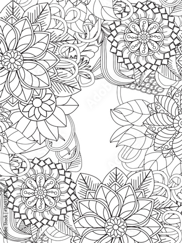 Digital floral download for adults and kids and kdp 