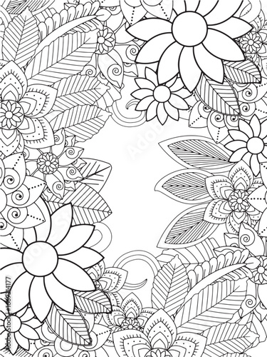 Digital floral download for adults and kids and kdp 