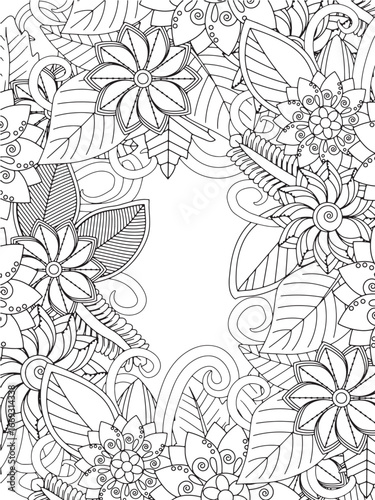 Digital floral download for adults and kids and kdp 