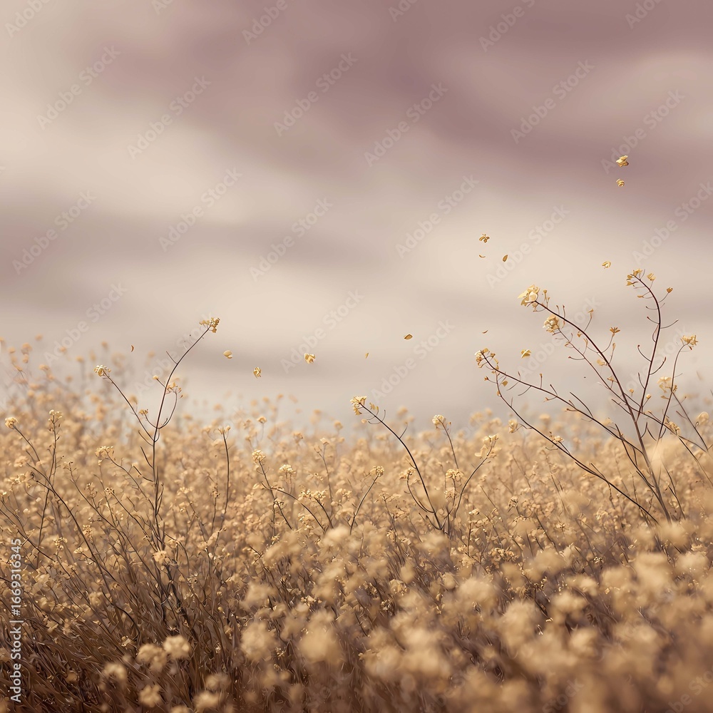 Obraz premium rapeseed flower fields