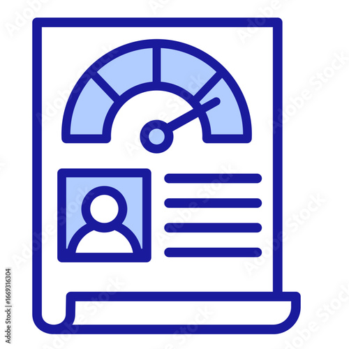Business Credit Score  Icon Element For Design