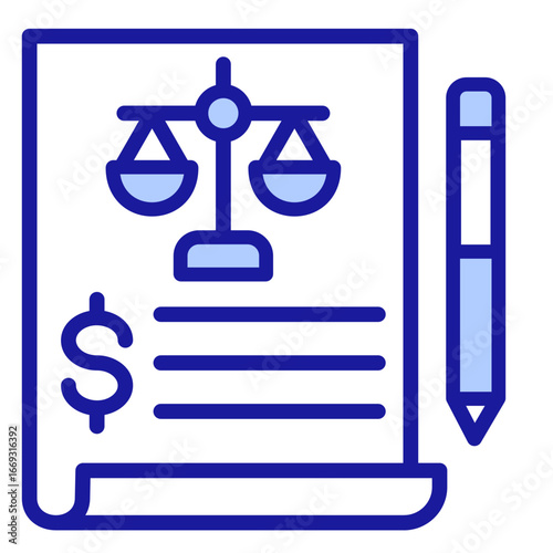 Balance Sheet  Icon Element For Design