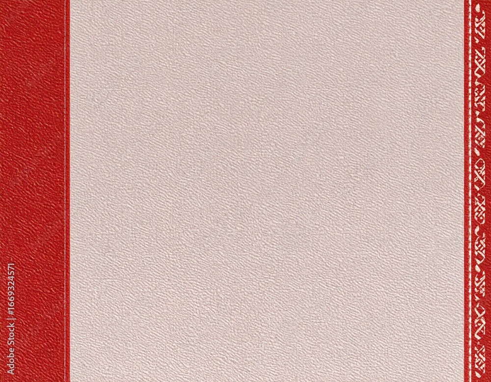 Fototapeta premium Textured red and cream background with a warm, festive feel. Ideal for Christmas designs, holiday cards, seasonal banners, and winter-themed creative projects. landscap background wallpaper
