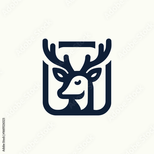 Deer square logo