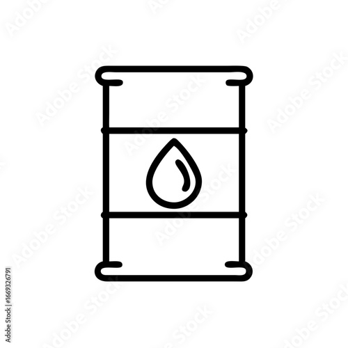 Oil Barrel Dollar Icon for Web and Graphic Design