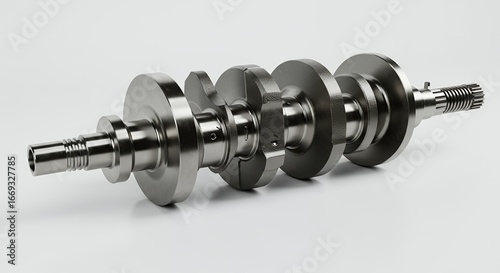 Precision engineered steel crankshaft, vital engine component for automotive and industrial applications