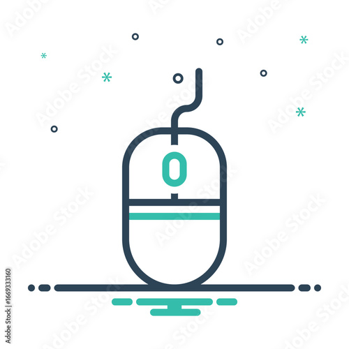 Mix icon for mouse
