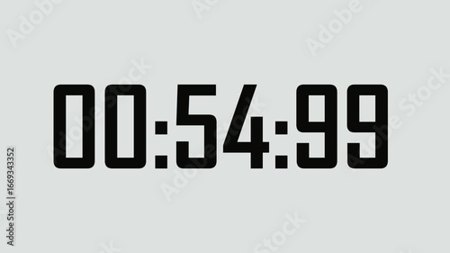 1 Minute Countdown Timer with Digital Display, Blue Screen
Modern 4K Countdown Timer for Presentations, Events, and Live Streams
Minimalist Countdown Timer: 60 Seconds with Smooth Animation
Versatile 