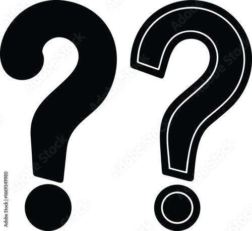 Two Question Marks Icon