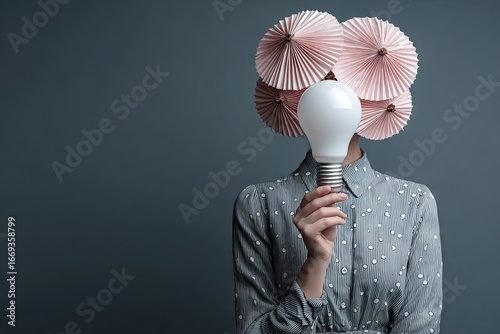 Conceptual Idea with Lightbulb