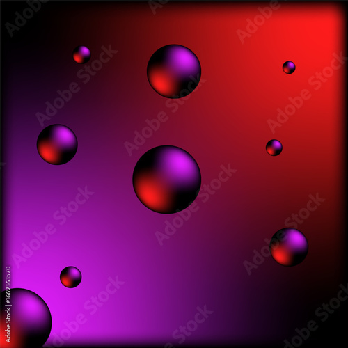 Abstract 3d modern round circle background
